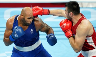 Frazer Clarke earns Olympic bronze after a cut ends his super-heavyweight semi-final against Bakhodir Jalolov