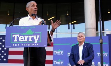 Obama warns of Republican threat to democracy in US battleground Virginia
