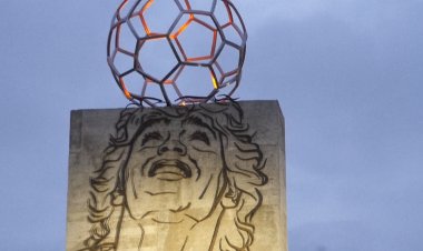 Unusual 'church' in Argentina honors late football star Maradona
