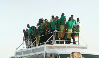 Senegal arrived home after winning the Africa Cup of Nations
