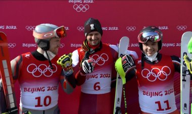Austria's Strolz emulates father to win Olympic combined gold