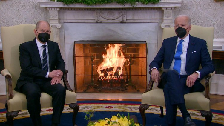 Biden: US, Germany 'in lockstep' on confronting Russia over Ukraine