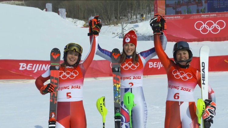 Vlhova wins Olympic slalom gold after Shiffrin misfires again