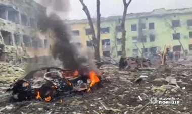 Fury at 'barbaric' attack on Ukraine children's hospital