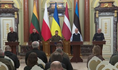 Polish, Baltic presidents see 'pain and suffering' in Ukraine