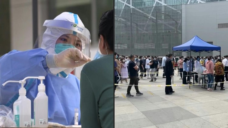 Beijing Covid spike prompts mass testing, panic buying