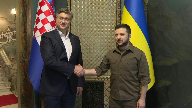 Croatia's PM meets Zelensky in Kyiv