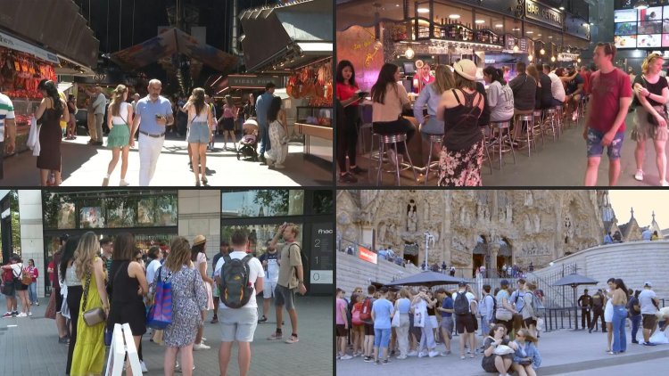 Mass tourism returns to Barcelona