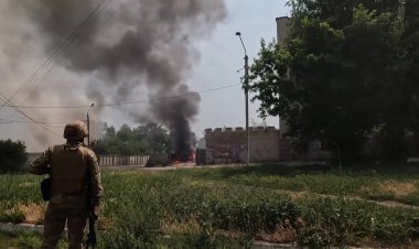 Russia strikes depot in west Ukraine, battle for Severodonetsk rages