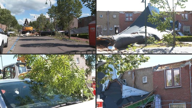 Rare tornado kills one in Netherlands