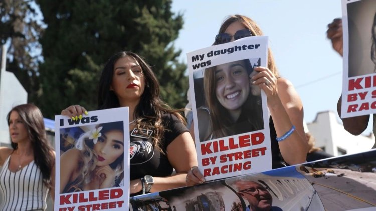 Los Angeles residents protest 'Fast and Furious' street races