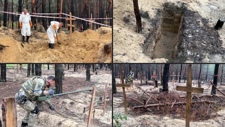 Ukraine finds graves and 'torture centres' in recaptured east