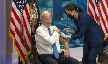 Biden gets updated Covid booster shot