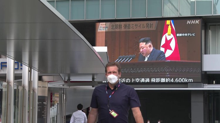 North Korea fires ballistic missile over Japan