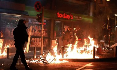 Thousands protest teen's shooting in Greece