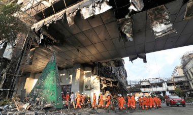 A devastating fire in a Cambodian casino