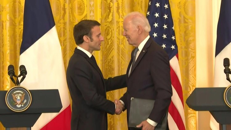 Biden, Macron vow to surmount spat over green industry subsidies