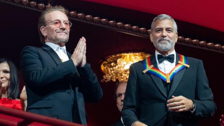 Clooney, U2 among honorees at glitzy Washington gala