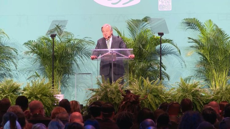 'Humanity has become a weapon of mass extinction,' warns UN chief