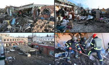 Russian strike on east Ukraine market kills two