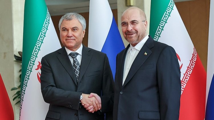 Russian State Duma speaker arrives in Tehran