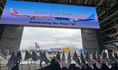 Boeing celebrates 747 at final commercial delivery of 'jumbo jet'