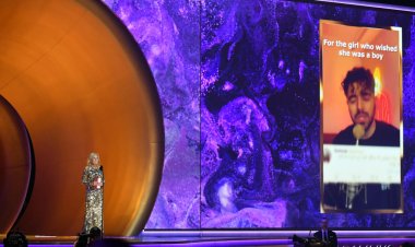 Iran singer who faces prison wins Grammy for protest anthem