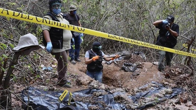 Clandestine graves in western Mexico where 31 bodies have been found