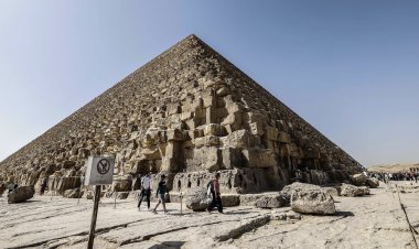 Egypt unveils hidden corridor in Giza pyramid