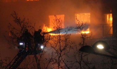 Valencia Apartment Block Engulfed in Massive Blaze