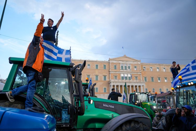 Greek Farmers Demand Aid