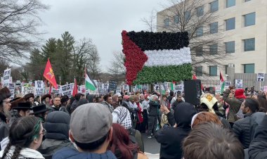 Protest Outside Israeli Embassy in Washington
