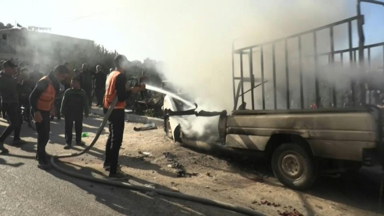 UNRWA Warehouse Hit in Gaza