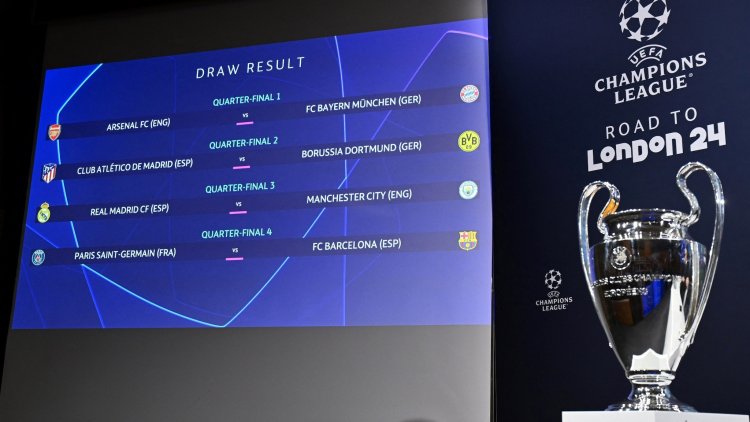 The quarter-finals of the European Champions League