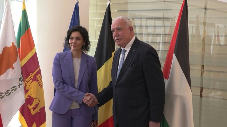 Belgian Foreign Minister meets with Palestinian officials