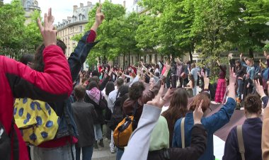 French Police Disperse Gaza Protest at Sorbonne