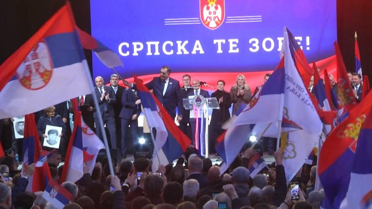 Bosnian Serbs Protest Srebrenica Remembrance