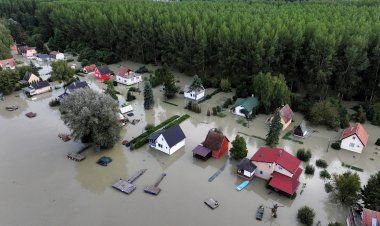 Floods Devastate Lewin Brzeski in Poland