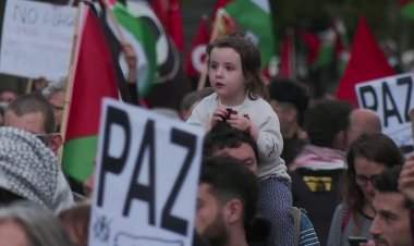 Thousands march in Spain to support Palestine