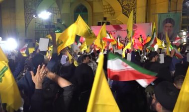 Iranians celebrate as Iran launches missiles at Israel