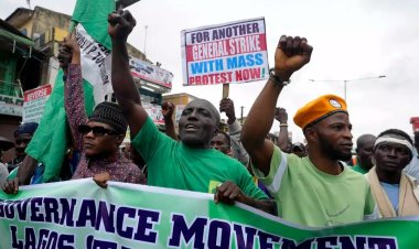 Nigerians protest hardship on independence day