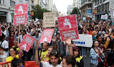 Madrid protesters demand affordable housing