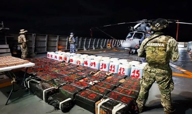Mexican navy seizes record 8.3 tonnes of drugs