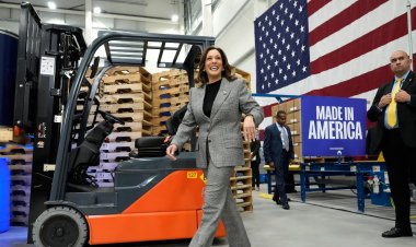 Harris promotes manufacturing in Michigan speech