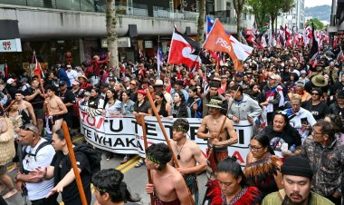Massive protest in NZ opposes Treaty Principles Bill