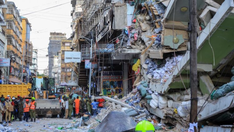 Dar Es Salaam building collapse kills 13