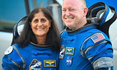 Astronauts mark six months aboard ISS