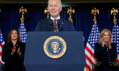 Biden and Harris thank supporters at DNC event
