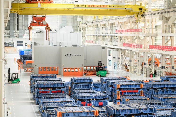 Audi starts EV production at new China plant