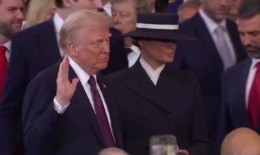 Trump begins term with sweeping promises